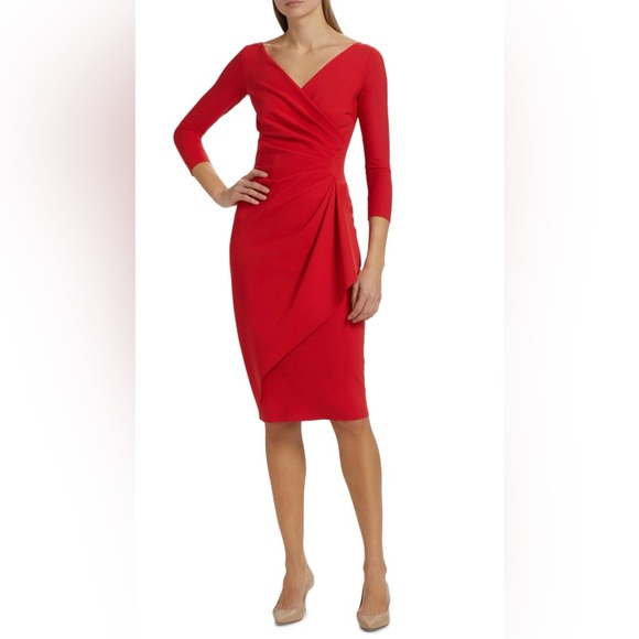 Chiara Boni Dresses & Skirts - Chiara Boni La Petite Robe Red Charisse Sheath Dress